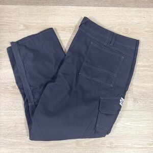 Mascot Cargo Pants Mens 50 Navy Blue Workwear Utility‎ GROB Patch Multi-Pocket